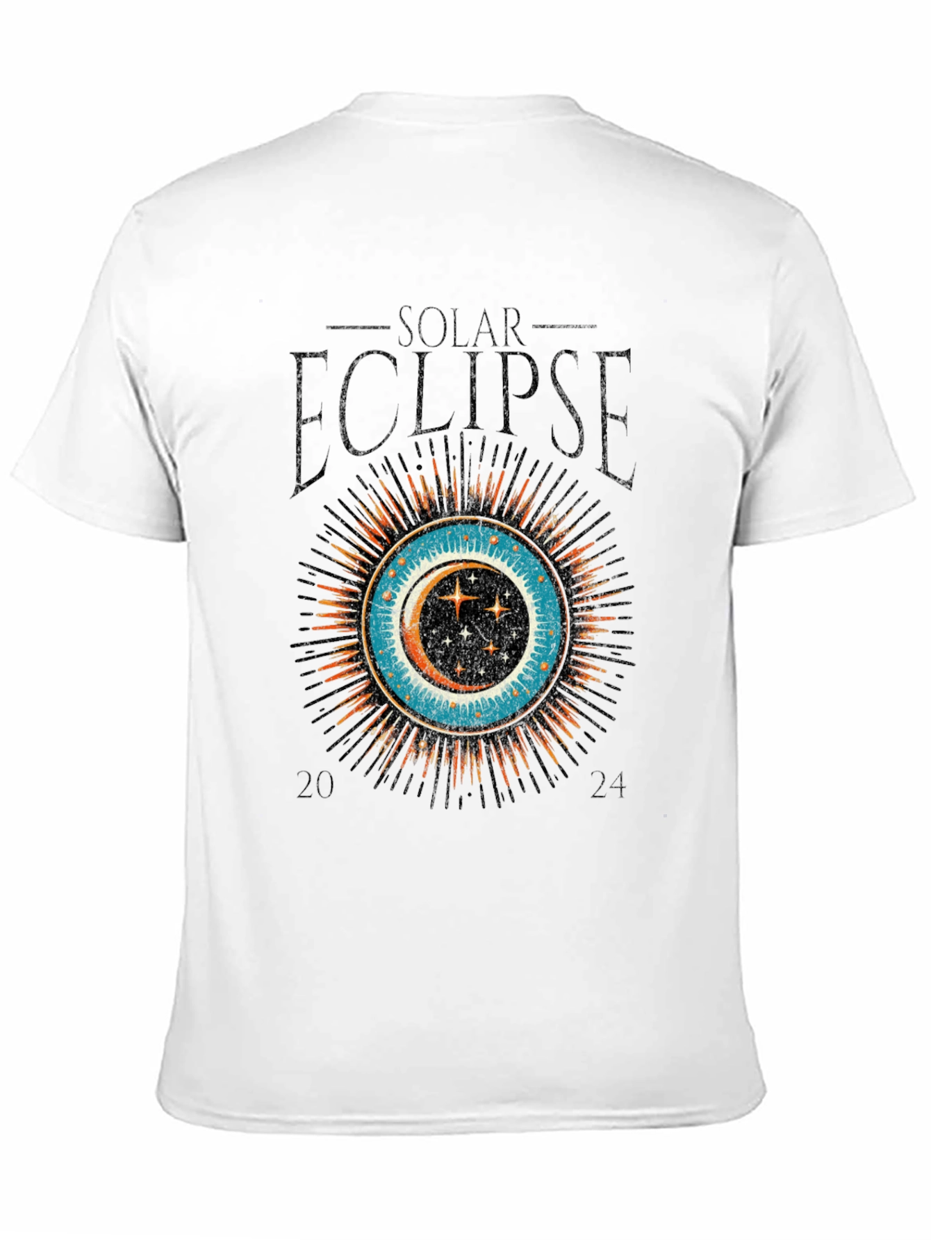 Solar Eclipse 2024 Graphic Tee - Premium Cotton T-Shirt