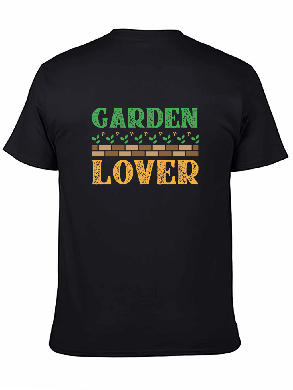 Garden Lover Black Graphic T-Shirt
