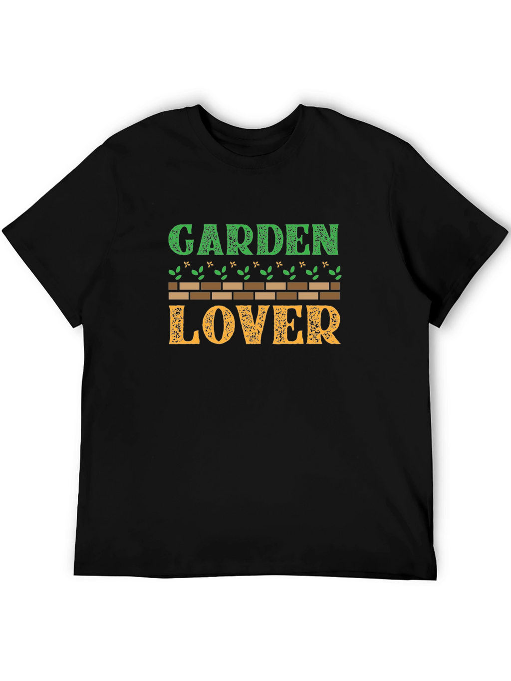 Garden Lover Black Graphic T-Shirt