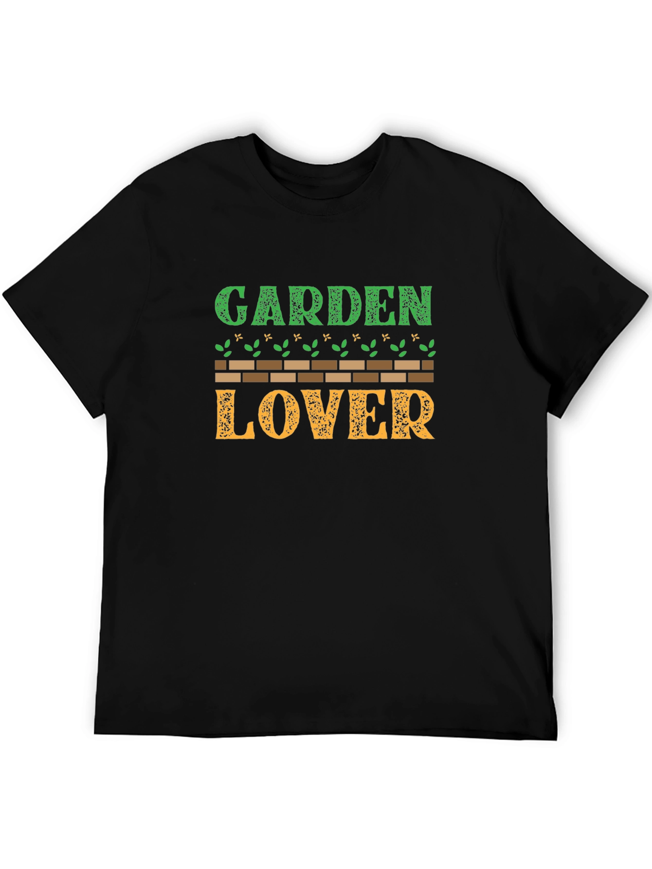 Garden Lover Black Graphic T-Shirt