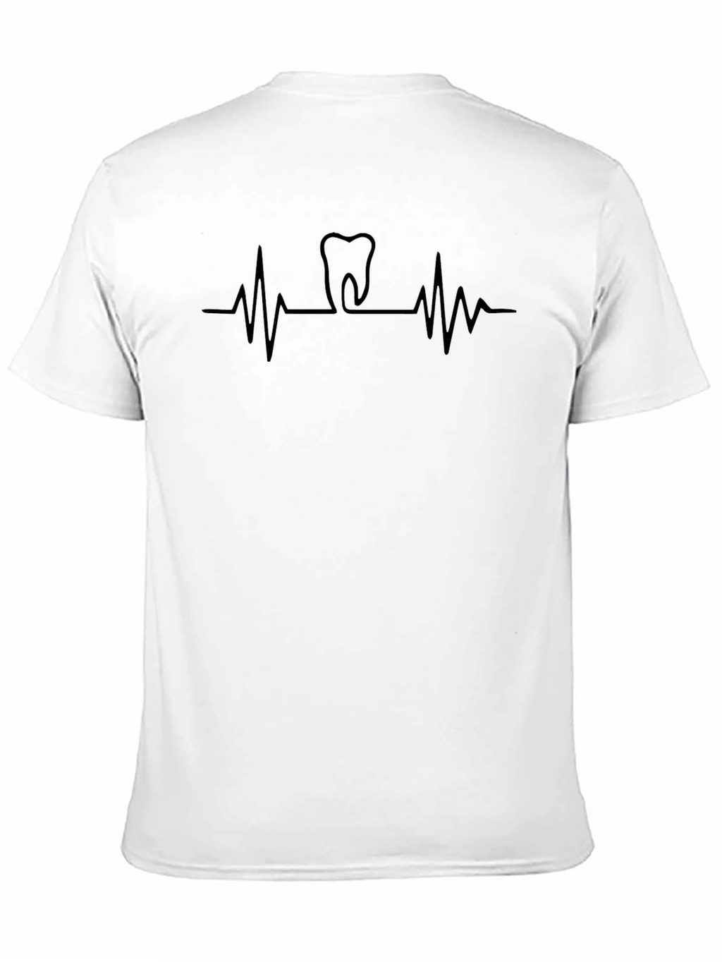 Dentist Heartbeat T-Shirt - Black Graphic Tee