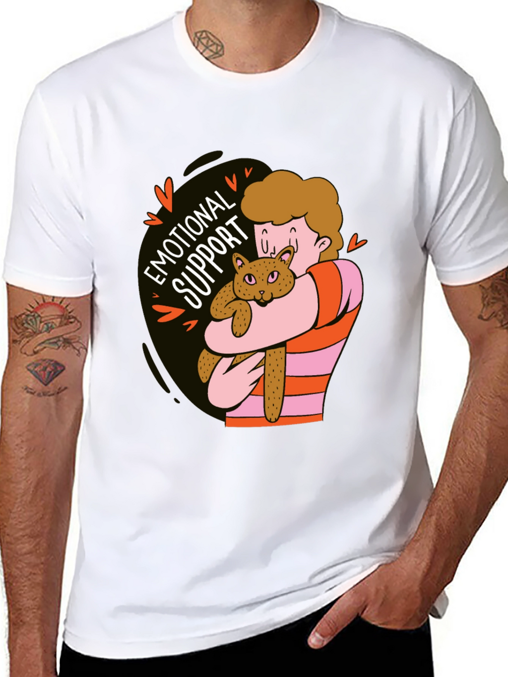 Emotional Support Human T-Shirt