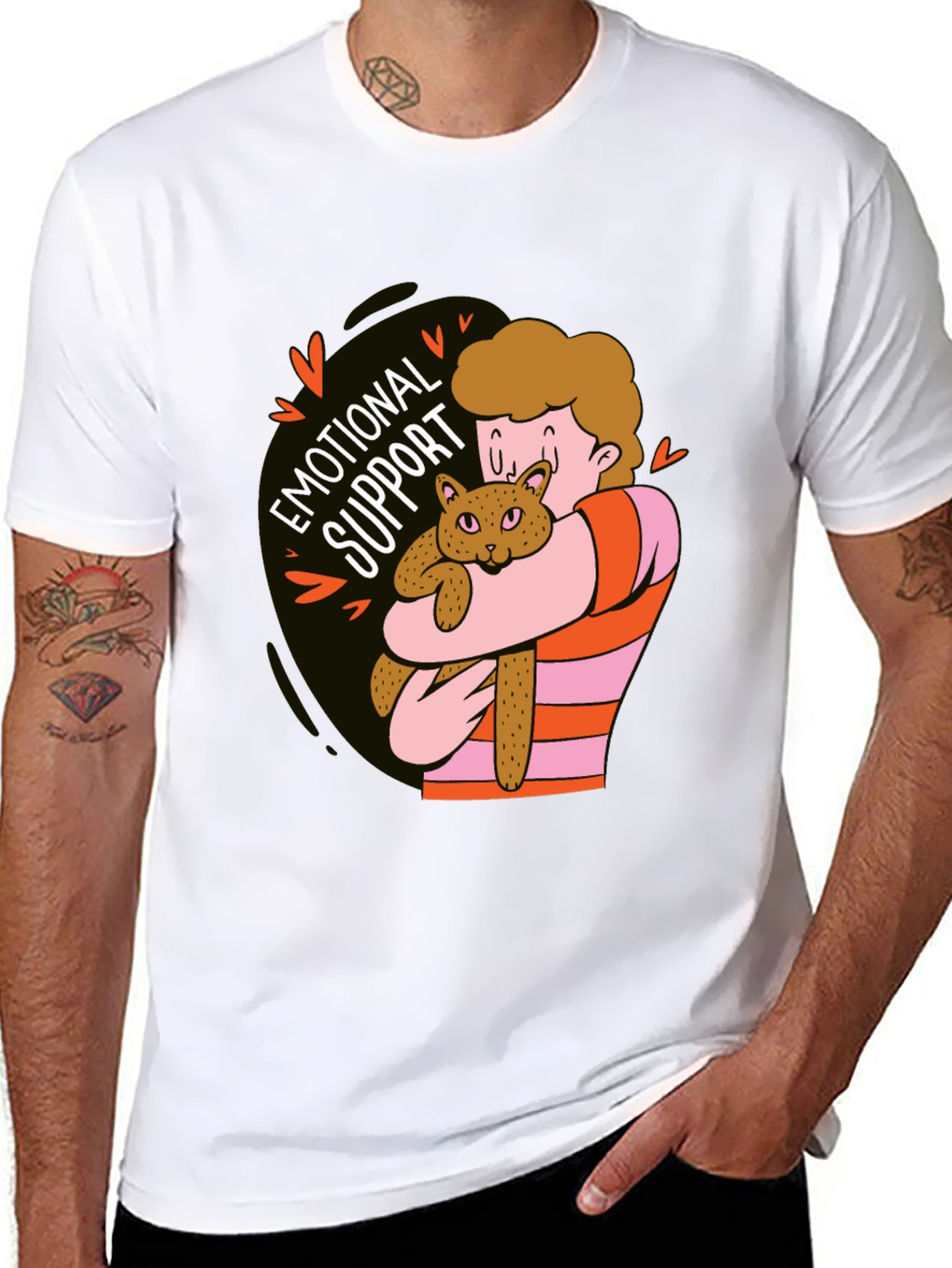 Emotional Support Human T-Shirt