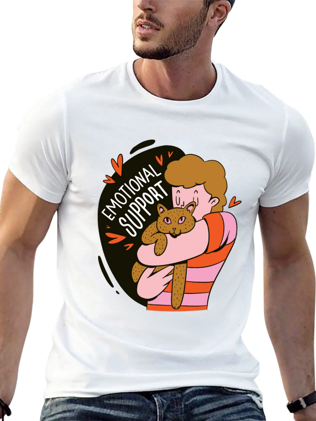 Emotional Support Human T-Shirt
