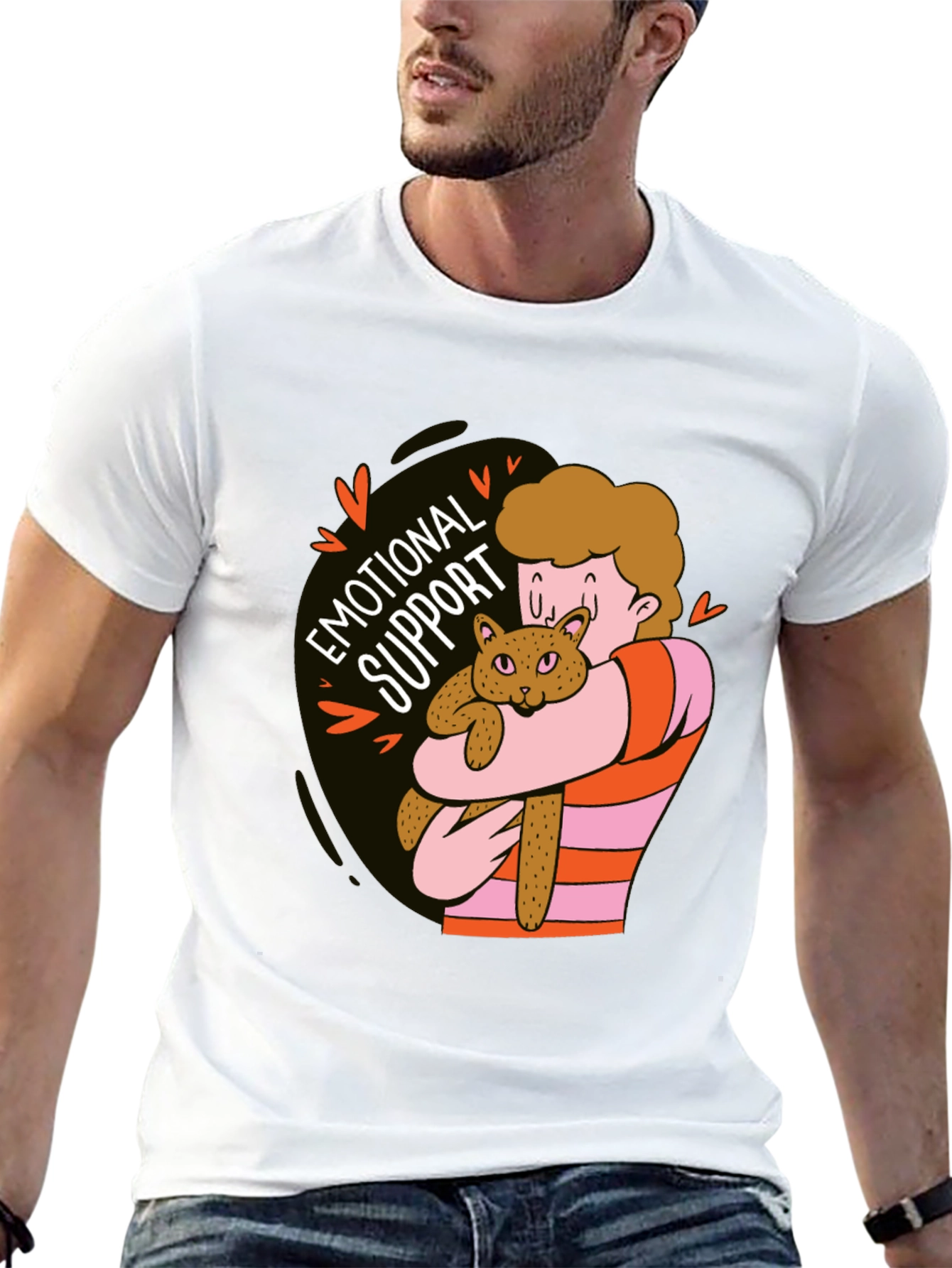 Emotional Support Human T-Shirt