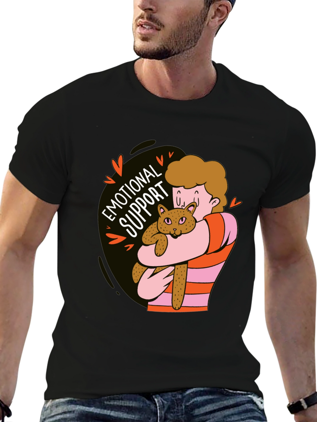 Emotional Support Human T-Shirt
