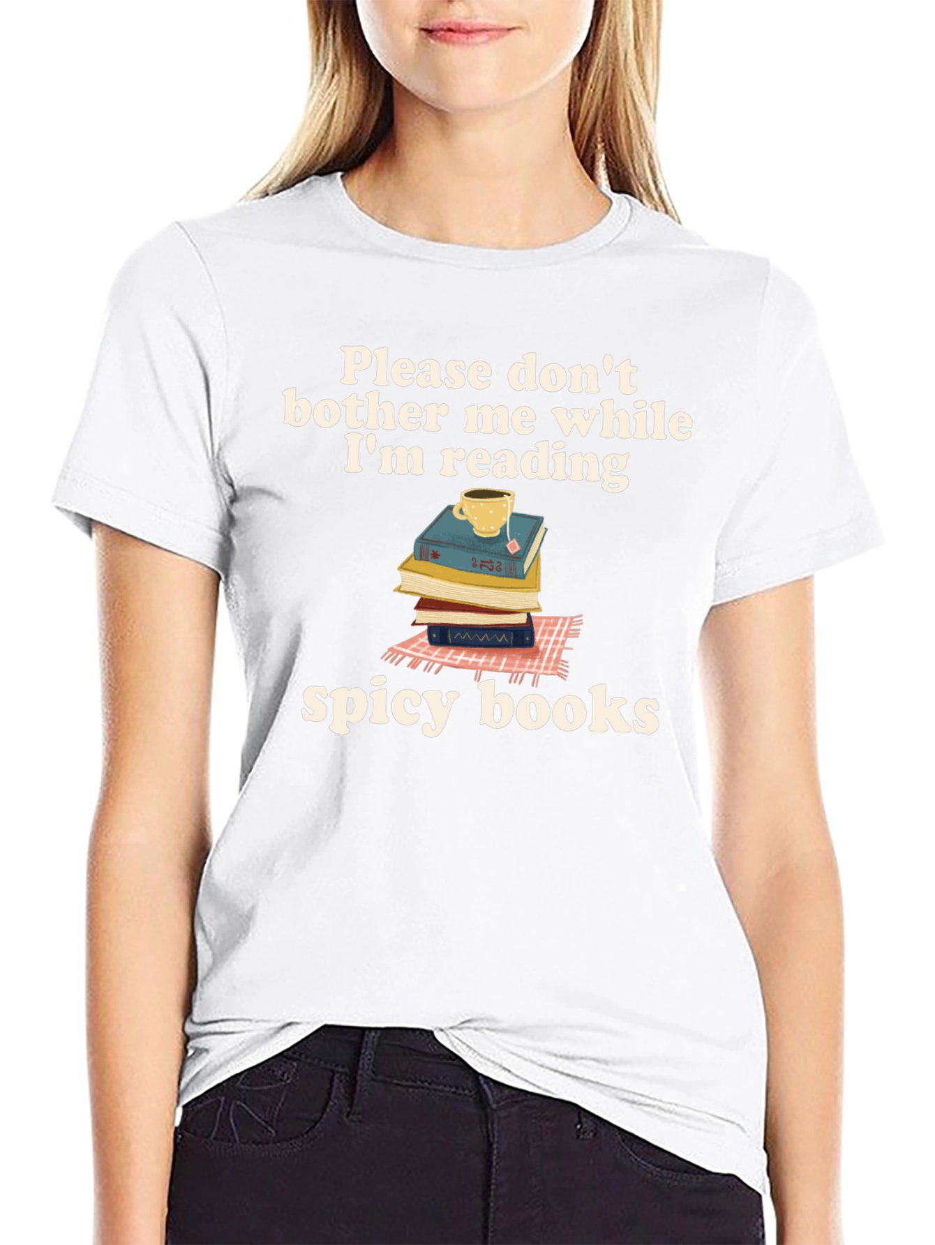Spicy Books T-Shirt: Dont Bother Me Im Reading
