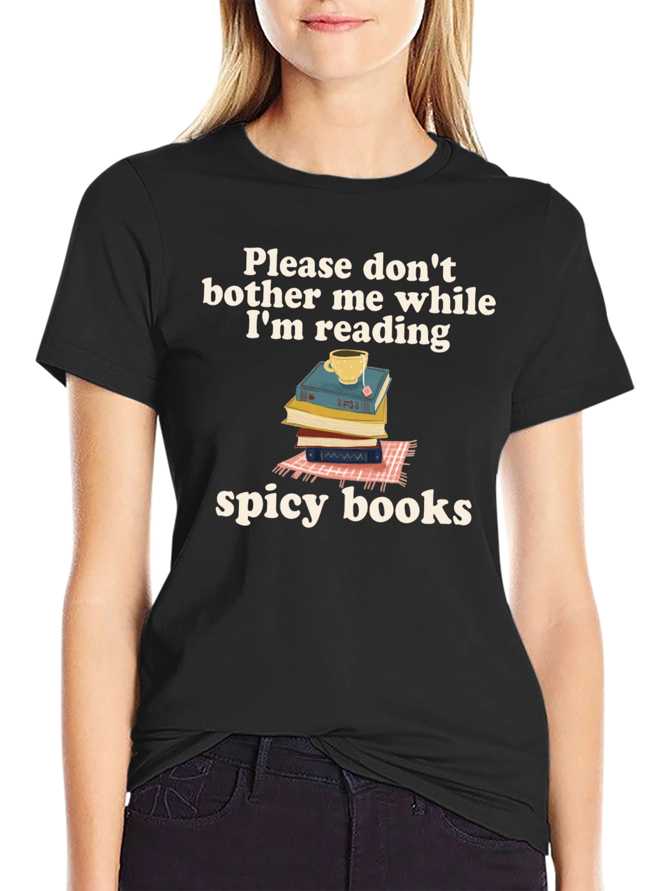 Spicy Books T-Shirt: Dont Bother Me Im Reading