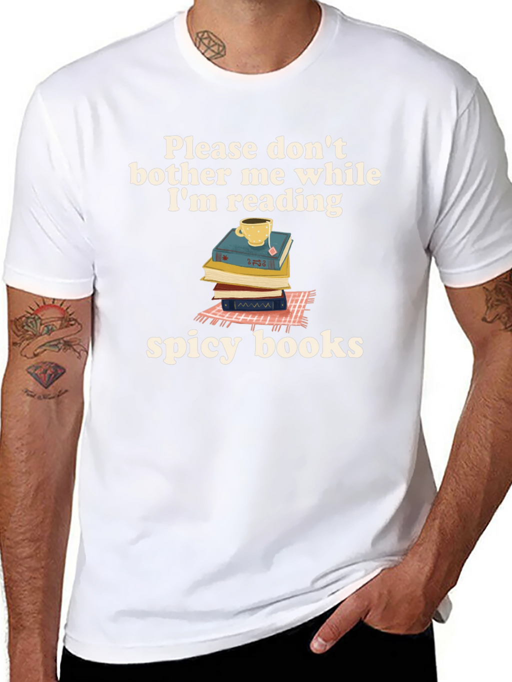 Spicy Books T-Shirt: Dont Bother Me Im Reading