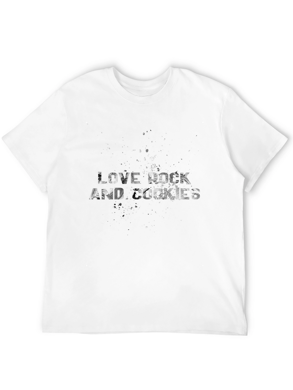Love Rock and Cookies Graphic T-Shirt