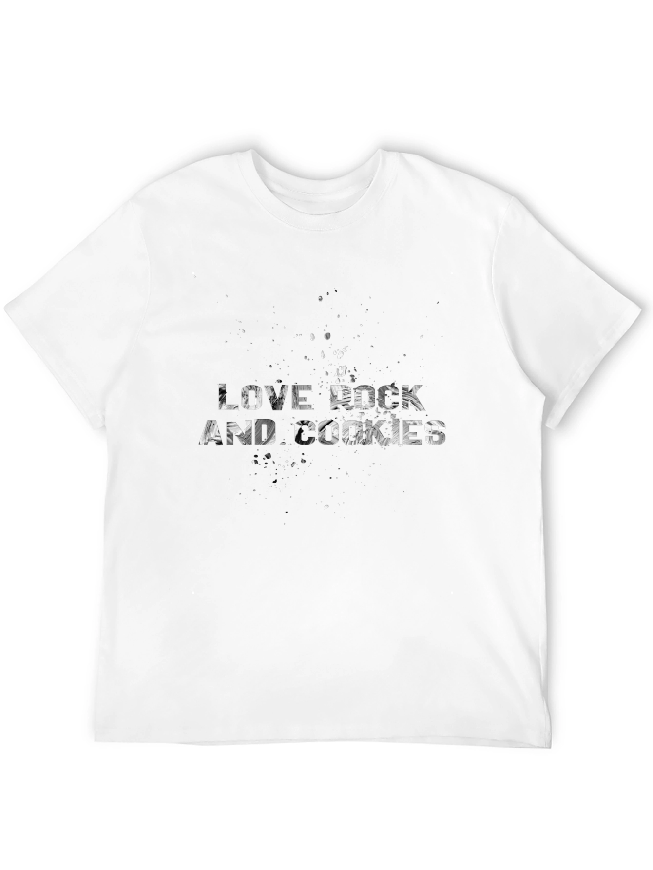 Love Rock and Cookies Graphic T-Shirt