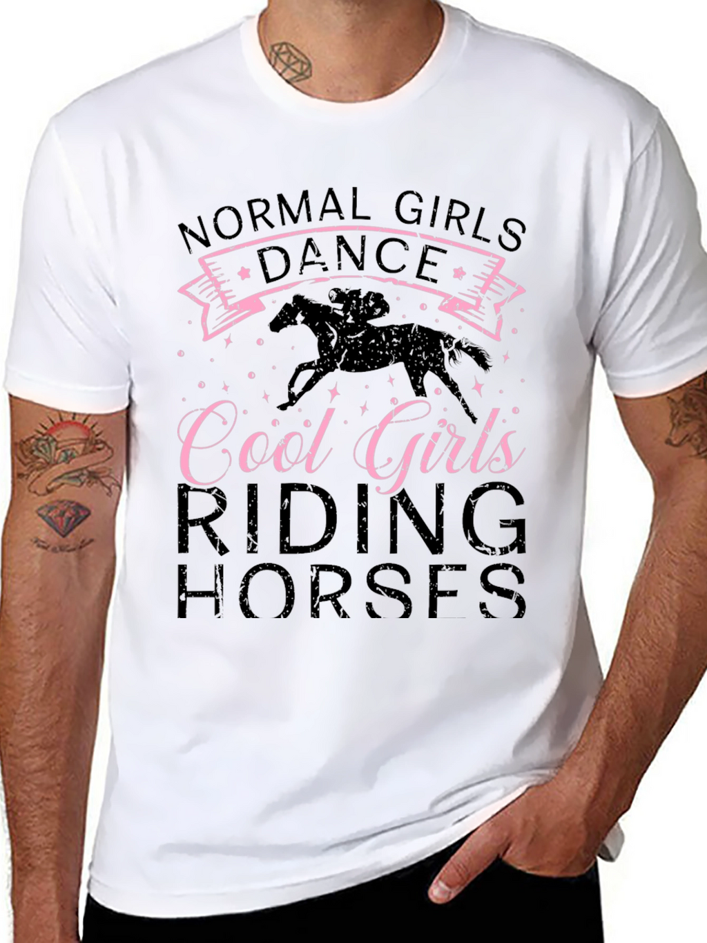 Cool Girls Ride Horses Graphic Tee