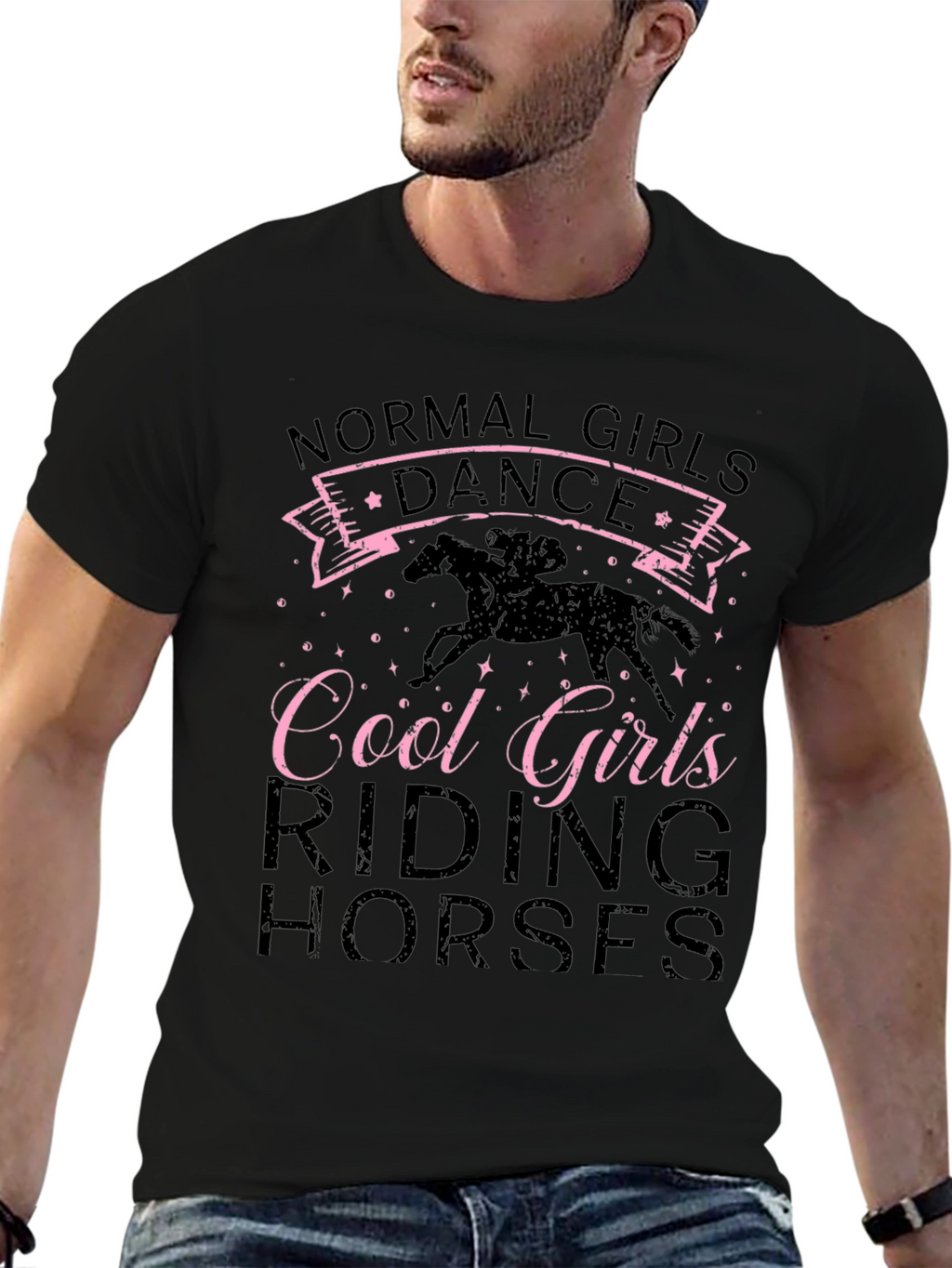 Cool Girls Ride Horses Graphic Tee