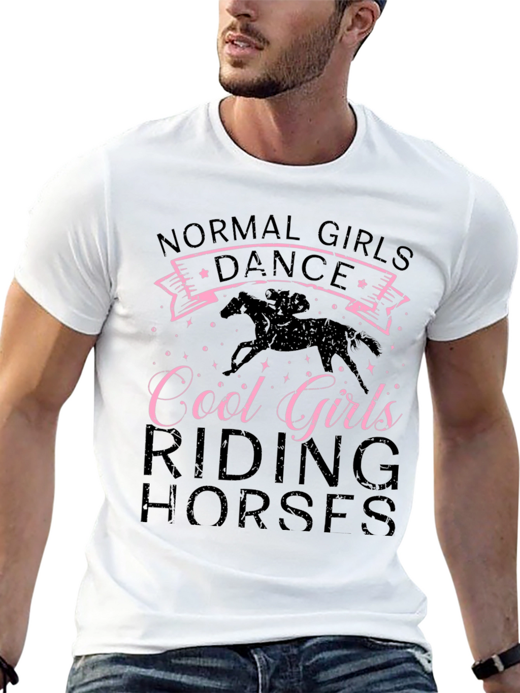 Cool Girls Ride Horses Graphic Tee