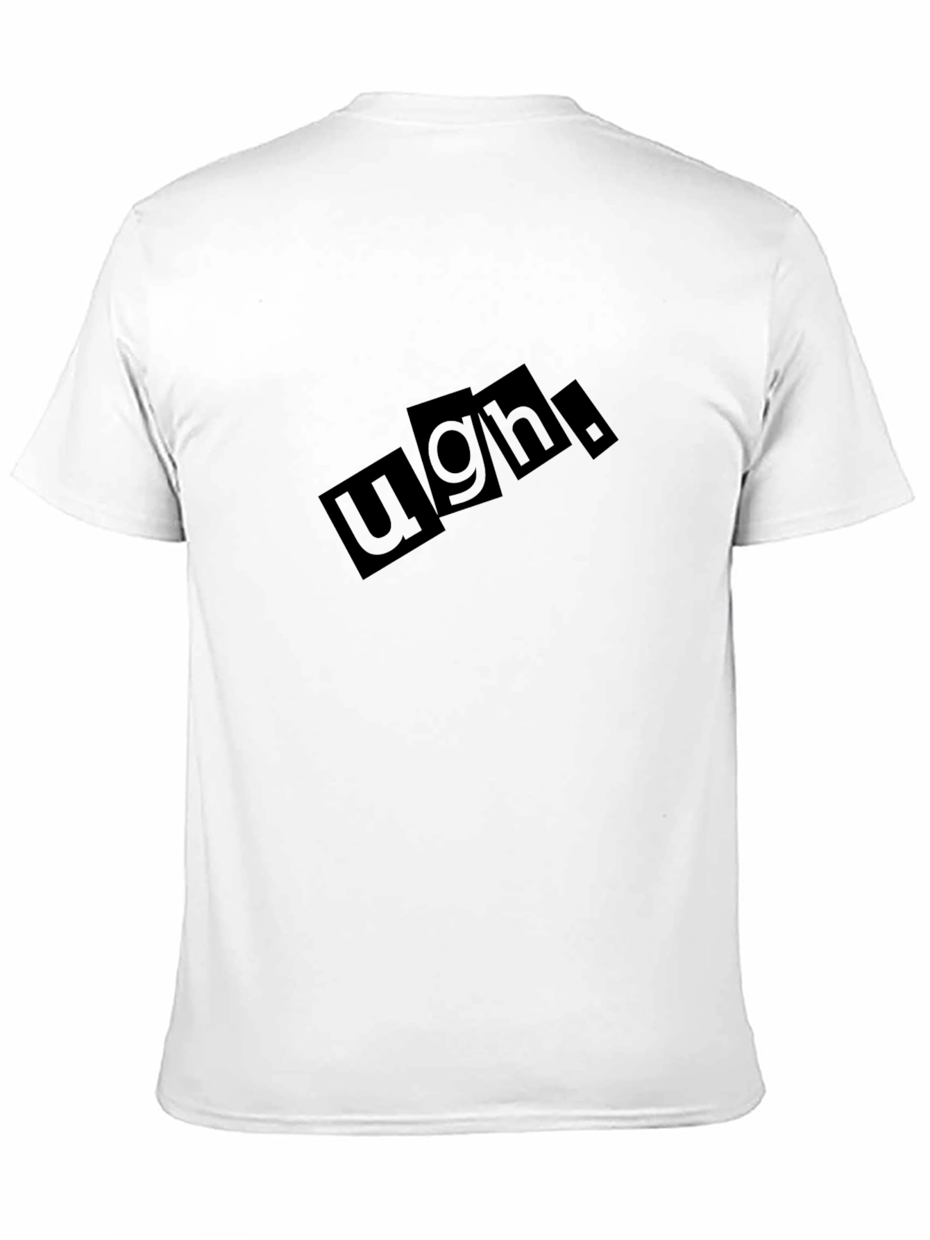 Ugh! Graphic Print Black T-Shirt