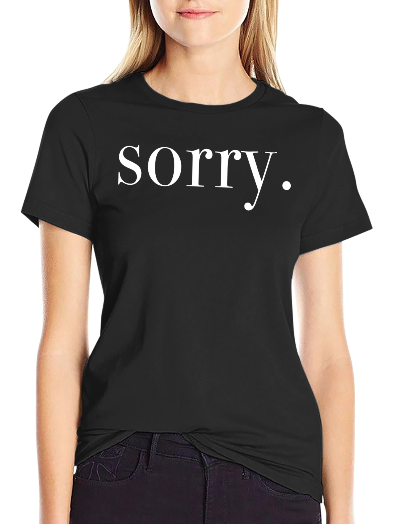 Sorry Graphic Tee - Classic Comfort