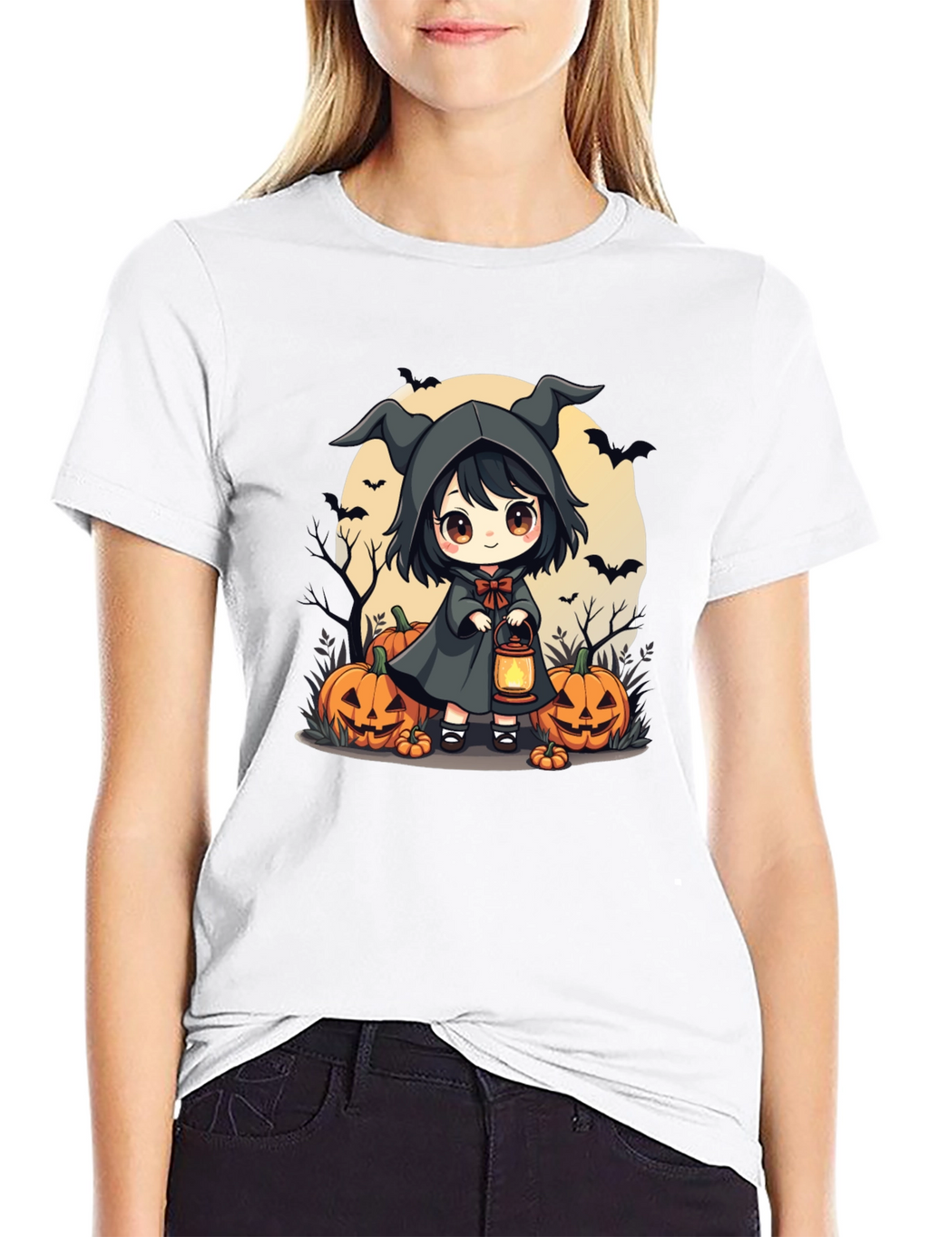 Halloween Witch Chibi T-Shirt