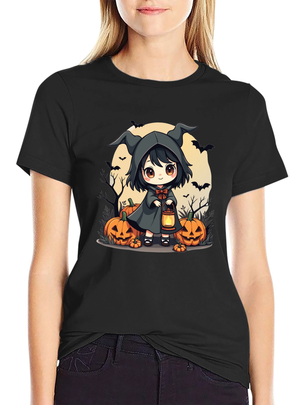 Halloween Witch Chibi T-Shirt