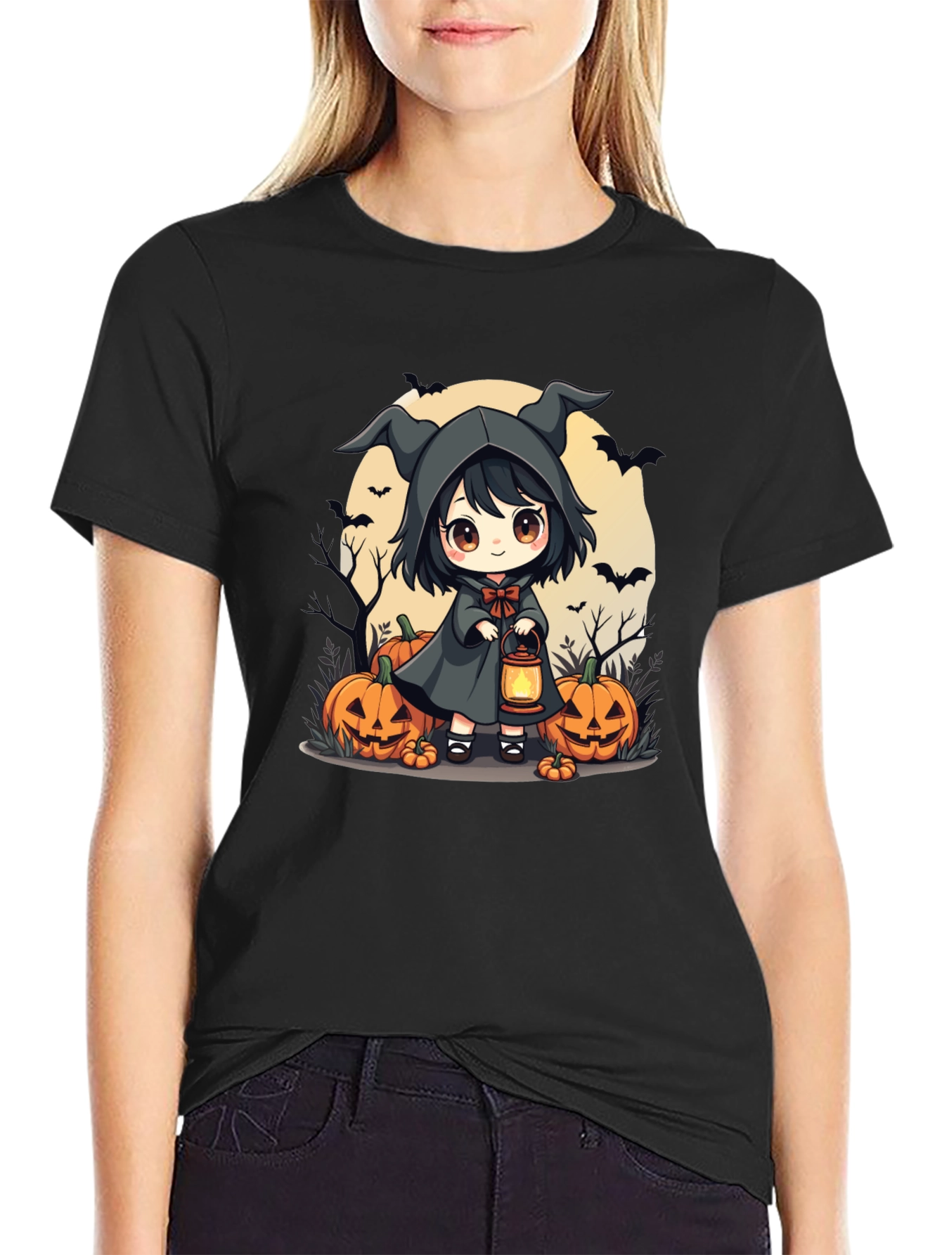 Halloween Witch Chibi T-Shirt