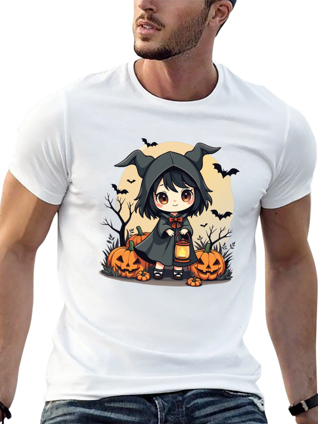 Halloween Witch Chibi T-Shirt