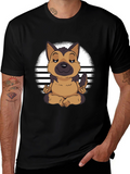 Zen Dog T-Shirt - Meditating German Shepherd
