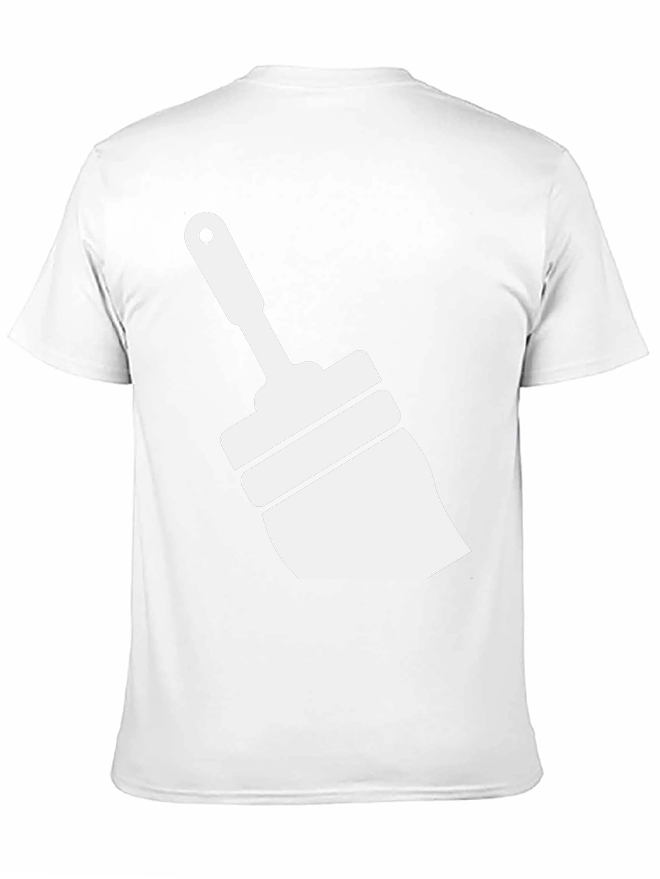 Brush Graphic Tee - Black Casual T-Shirt