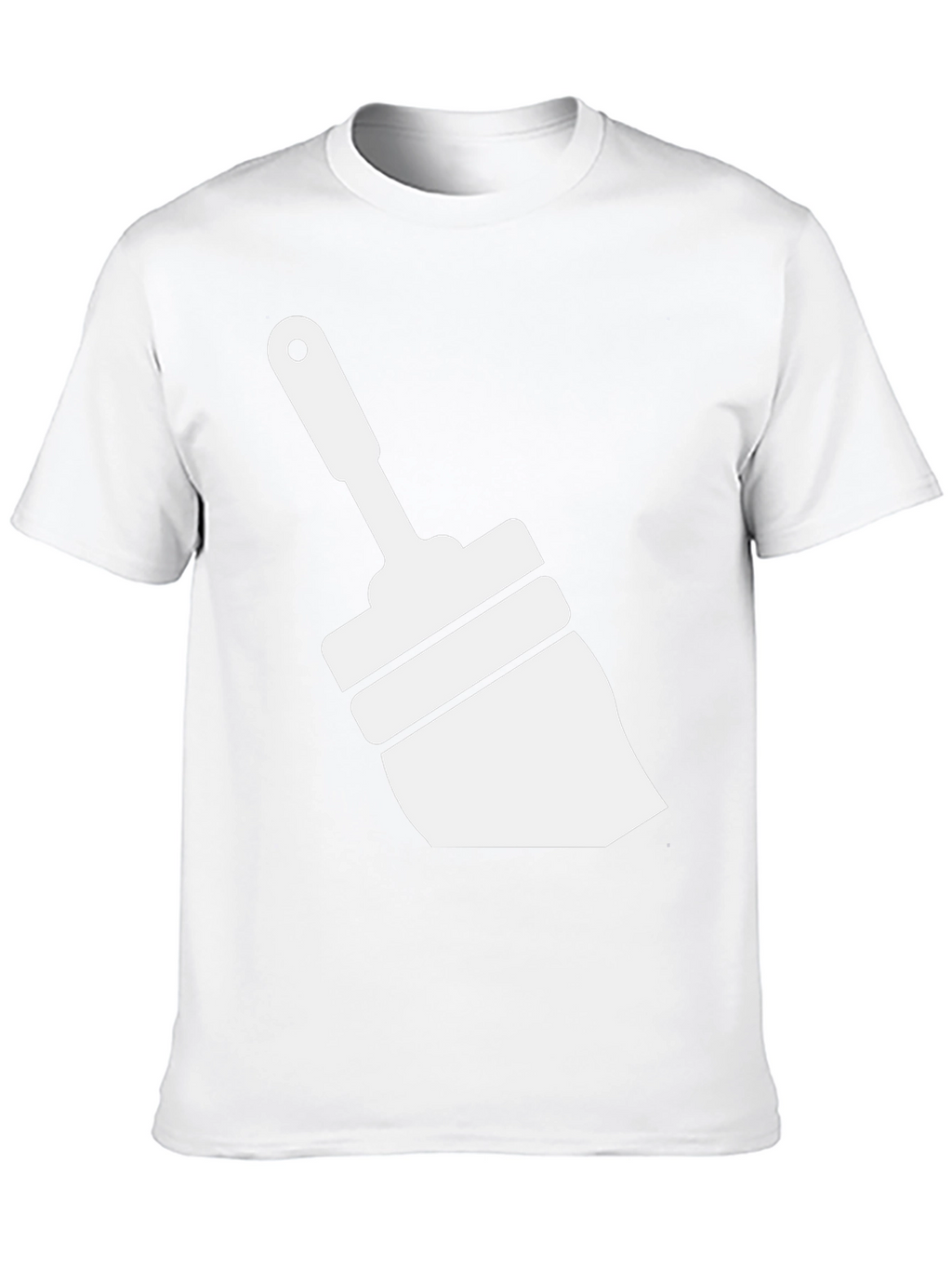 Brush Graphic Tee - Black Casual T-Shirt