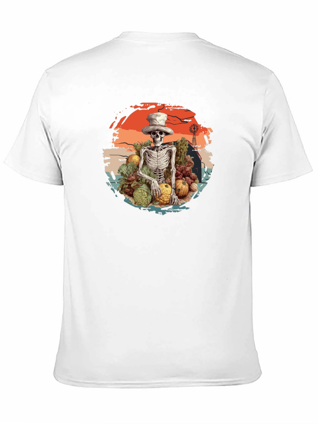 Harvest Skeleton Graphic T-Shirt