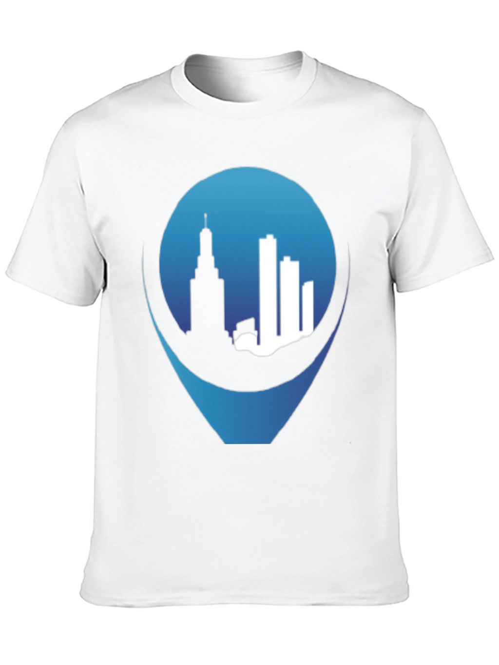 Cityscape Pin Black T-Shirt