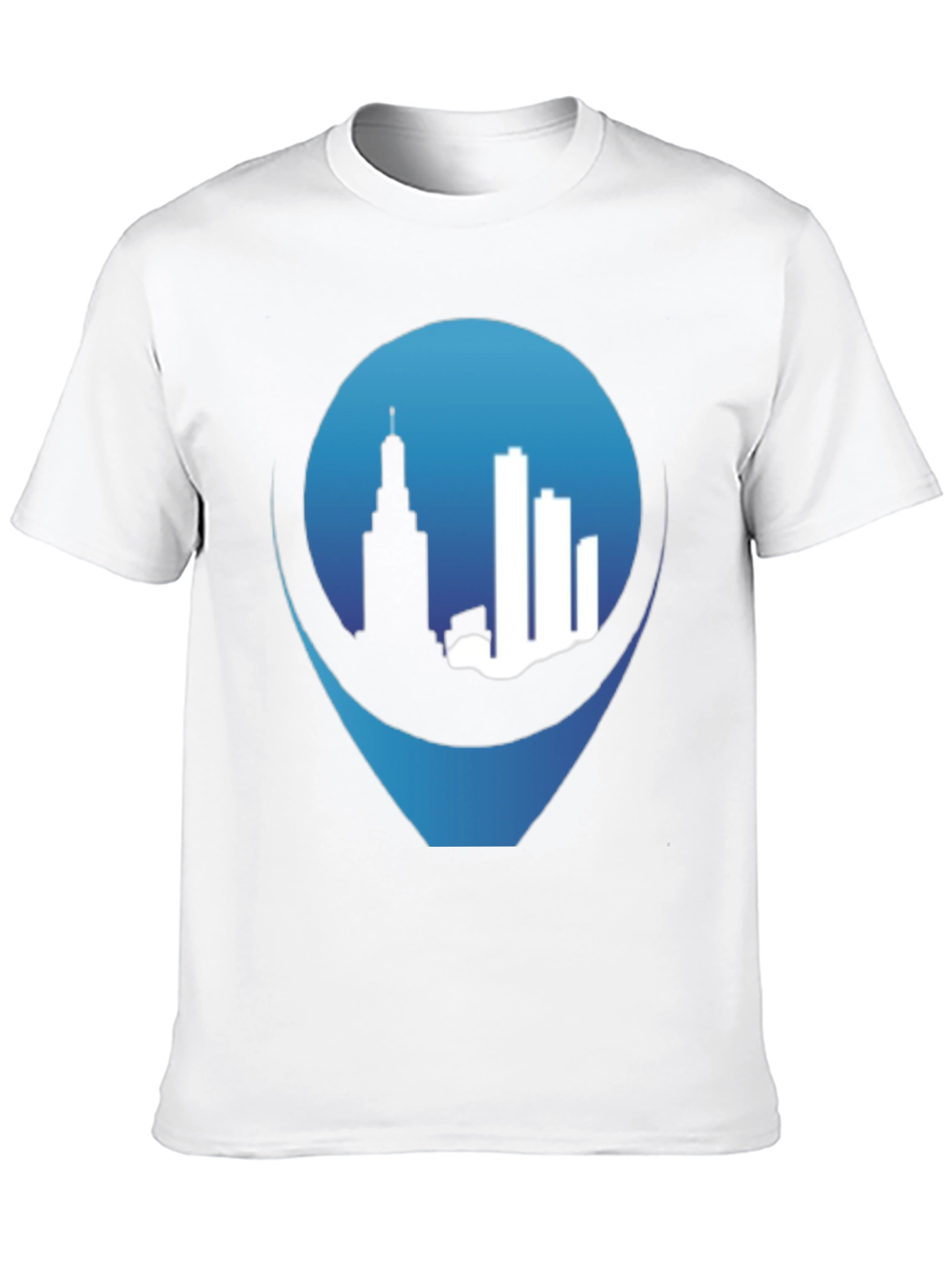 Cityscape Pin Black T-Shirt