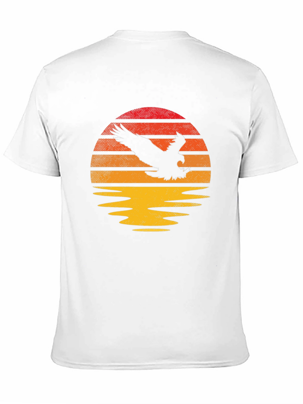 Eagle Sunset Graphic T-Shirt