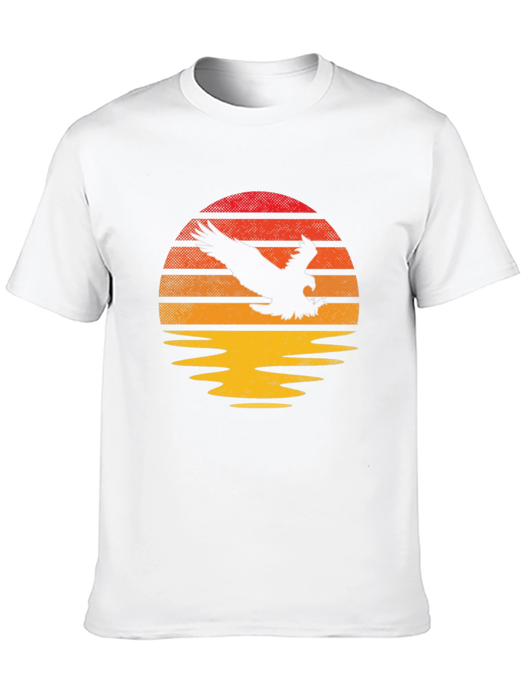 Eagle Sunset Graphic T-Shirt