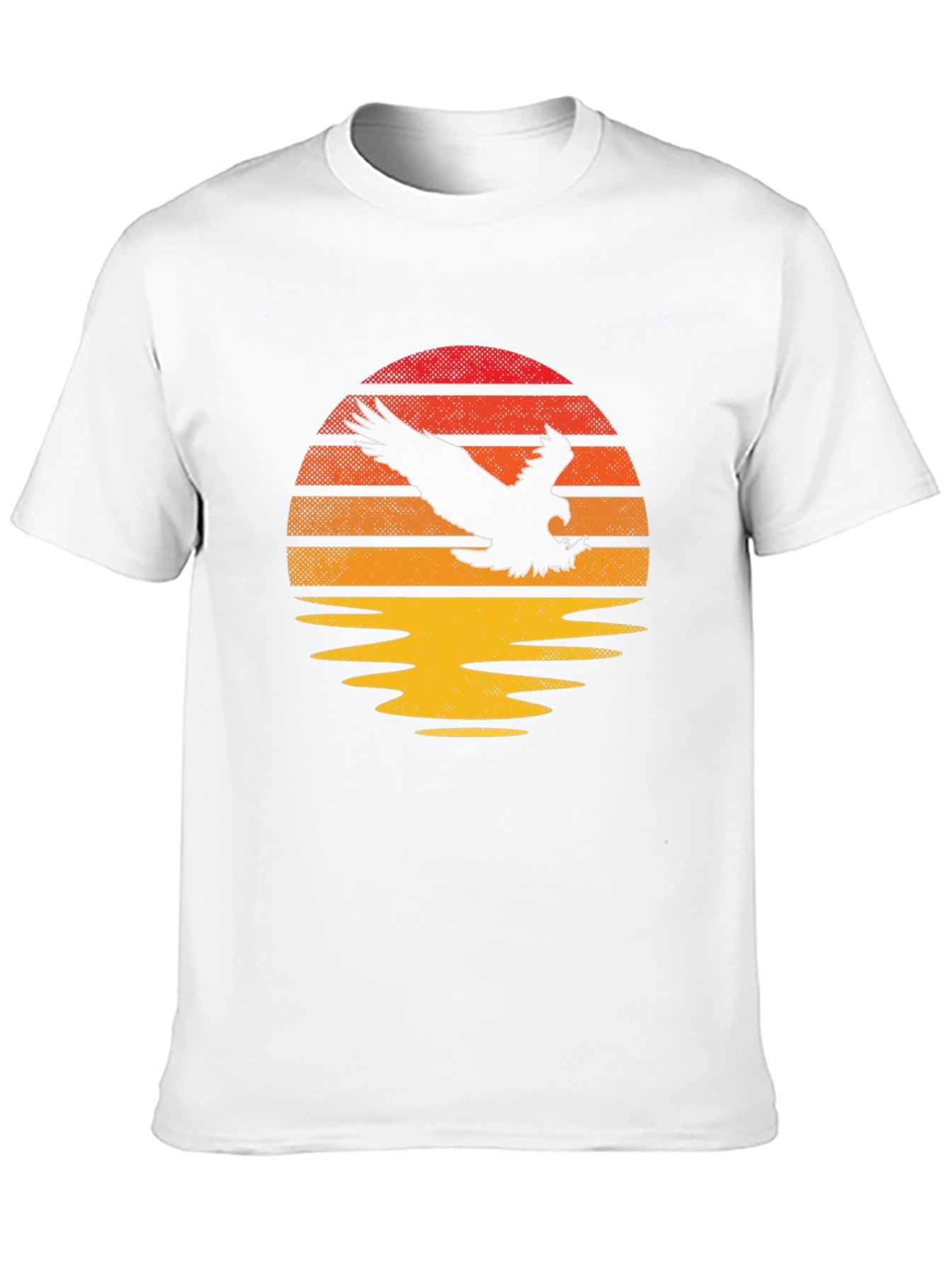Eagle Sunset Graphic T-Shirt