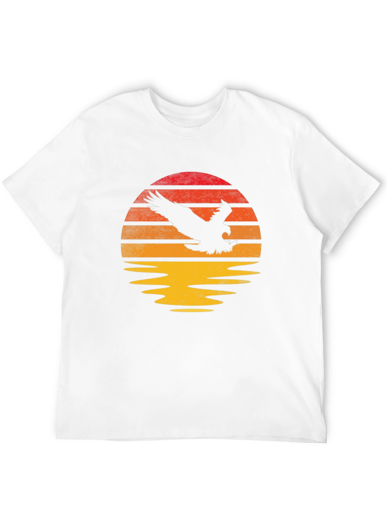 Eagle Sunset Graphic T-Shirt