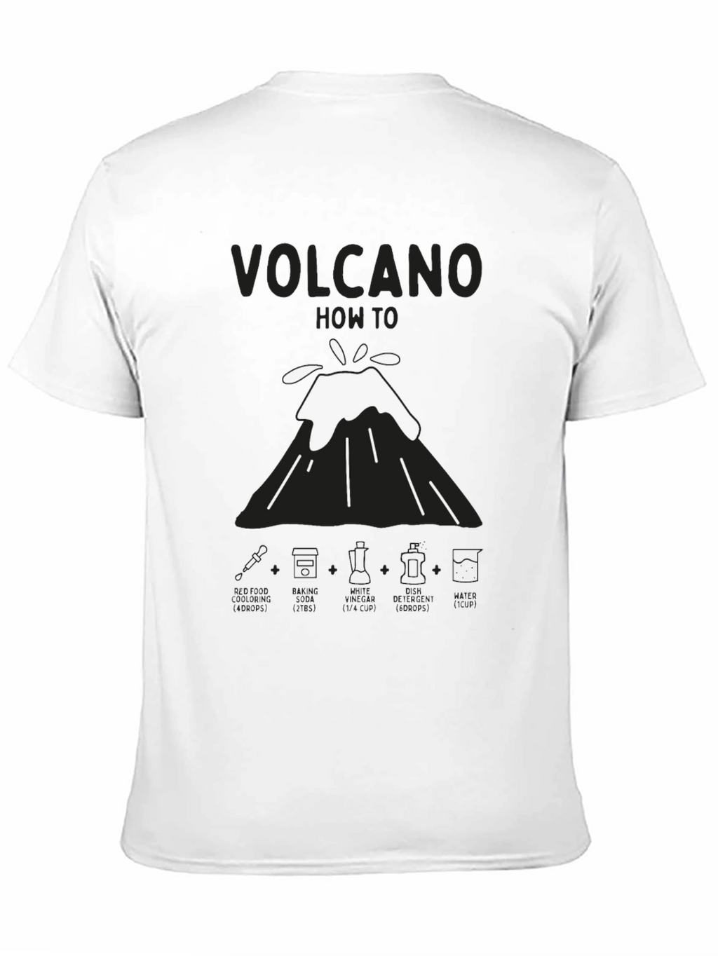 Volcano How-To Mens Black T-Shirt