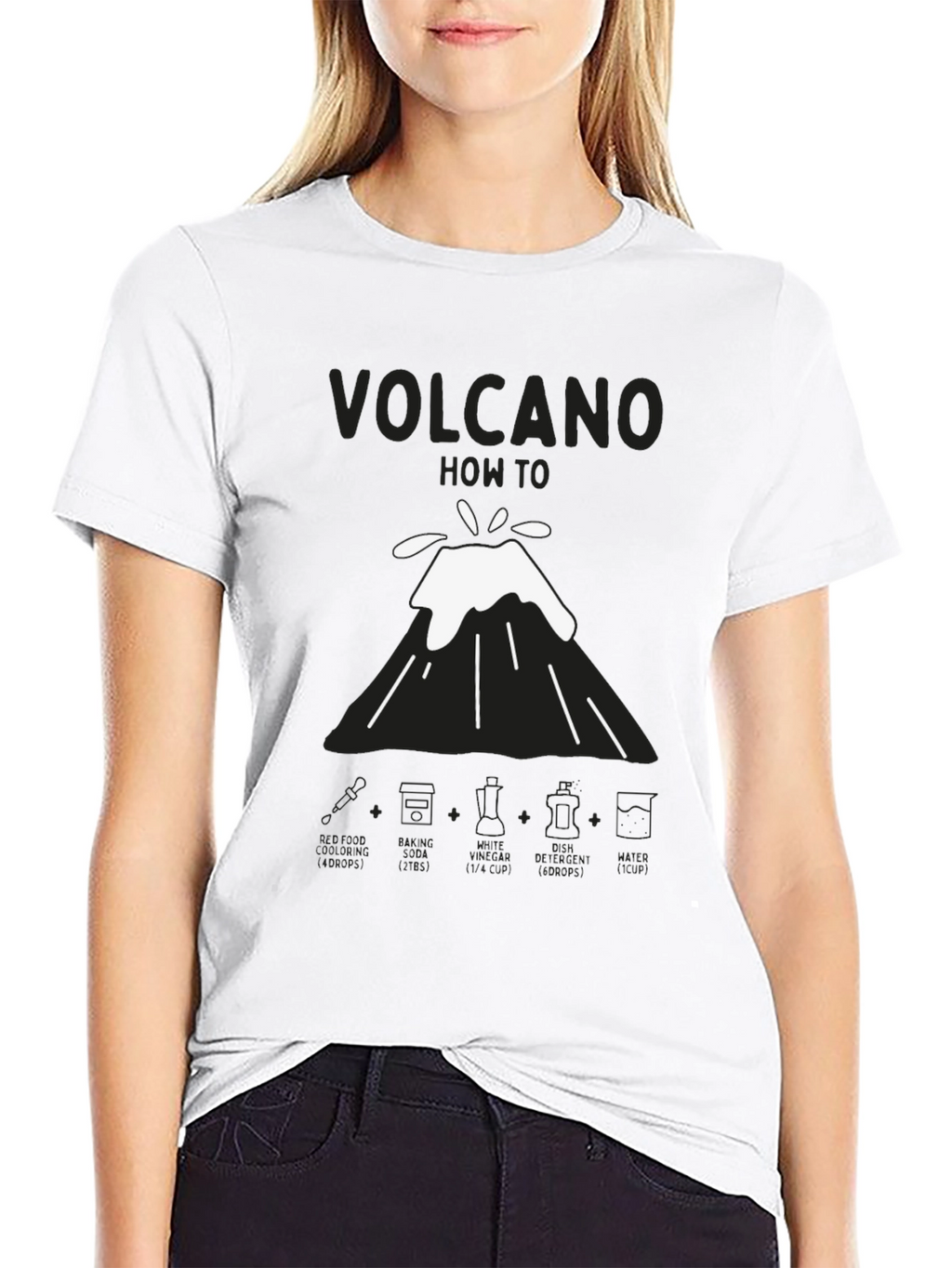 Volcano How-To Mens Black T-Shirt