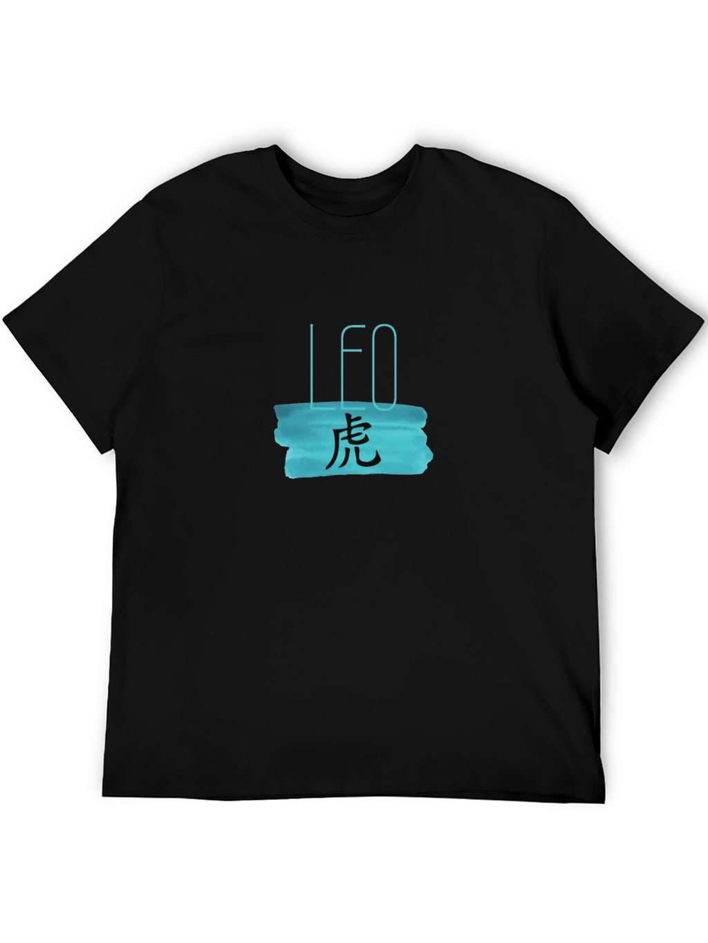 Black LEO Zodiac Graphic Tee