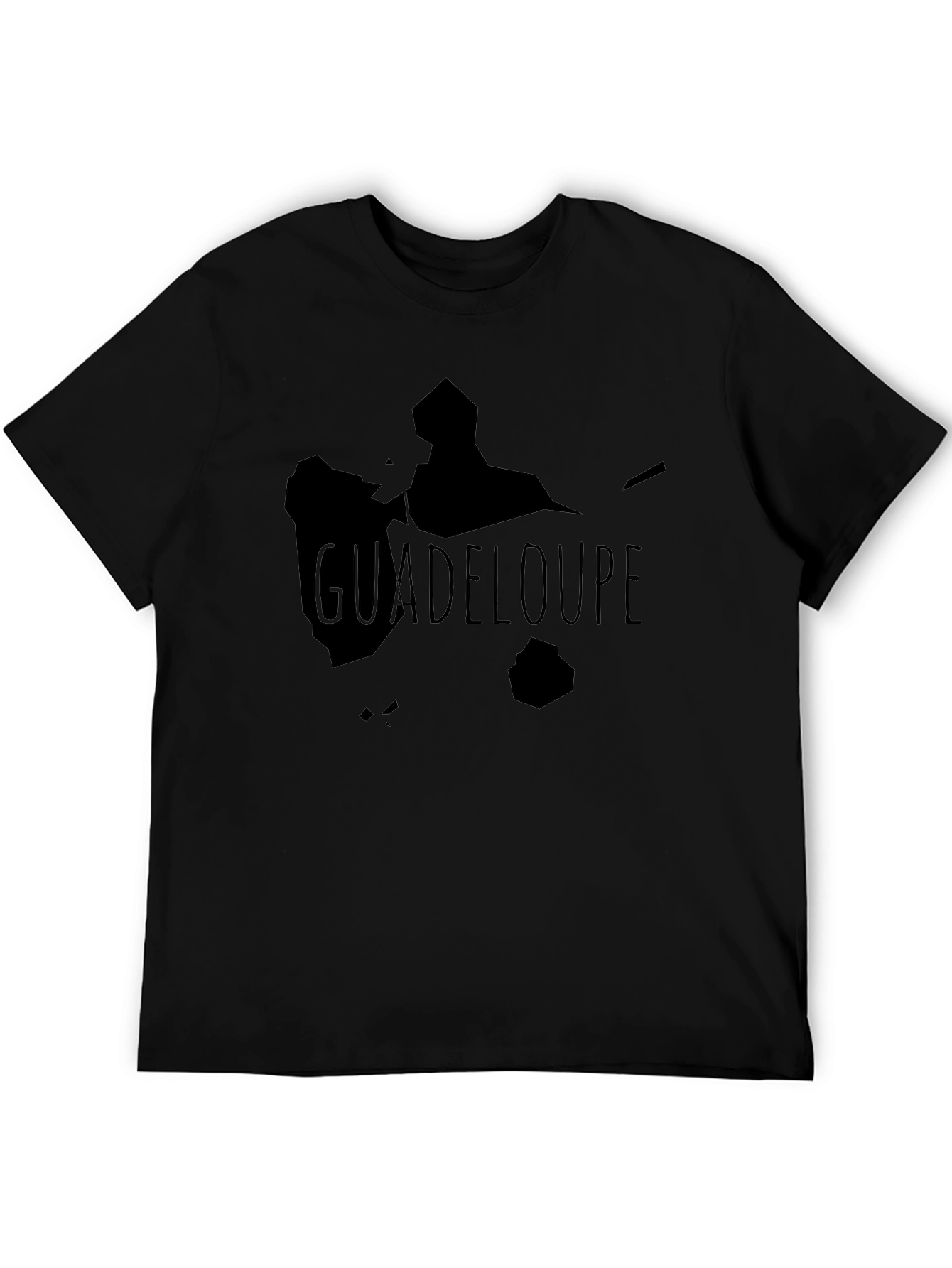 Guadeloupe Island Graphic Tee - Black Unisex T-Shirt
