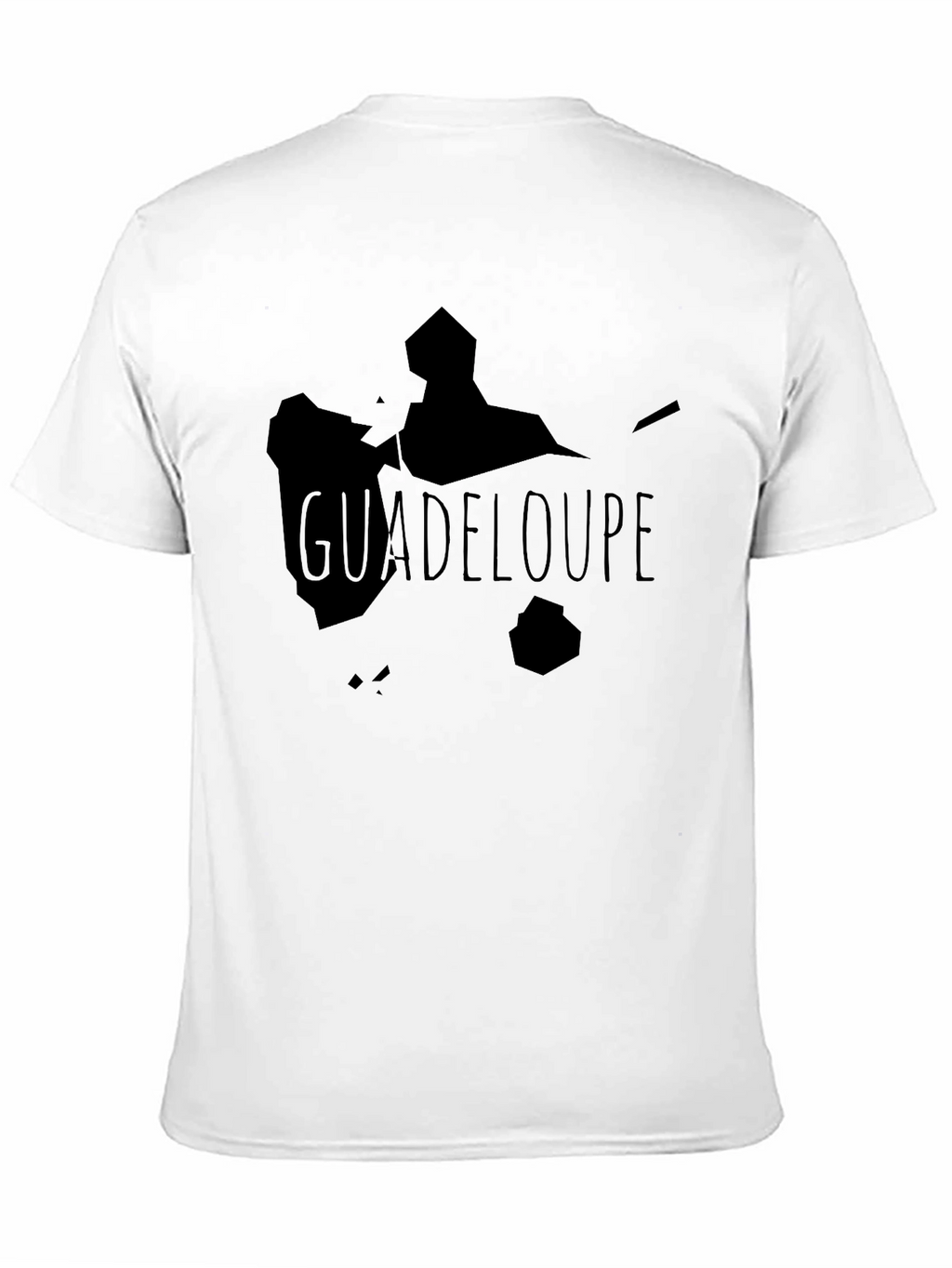Guadeloupe Island Graphic Tee - Black Unisex T-Shirt