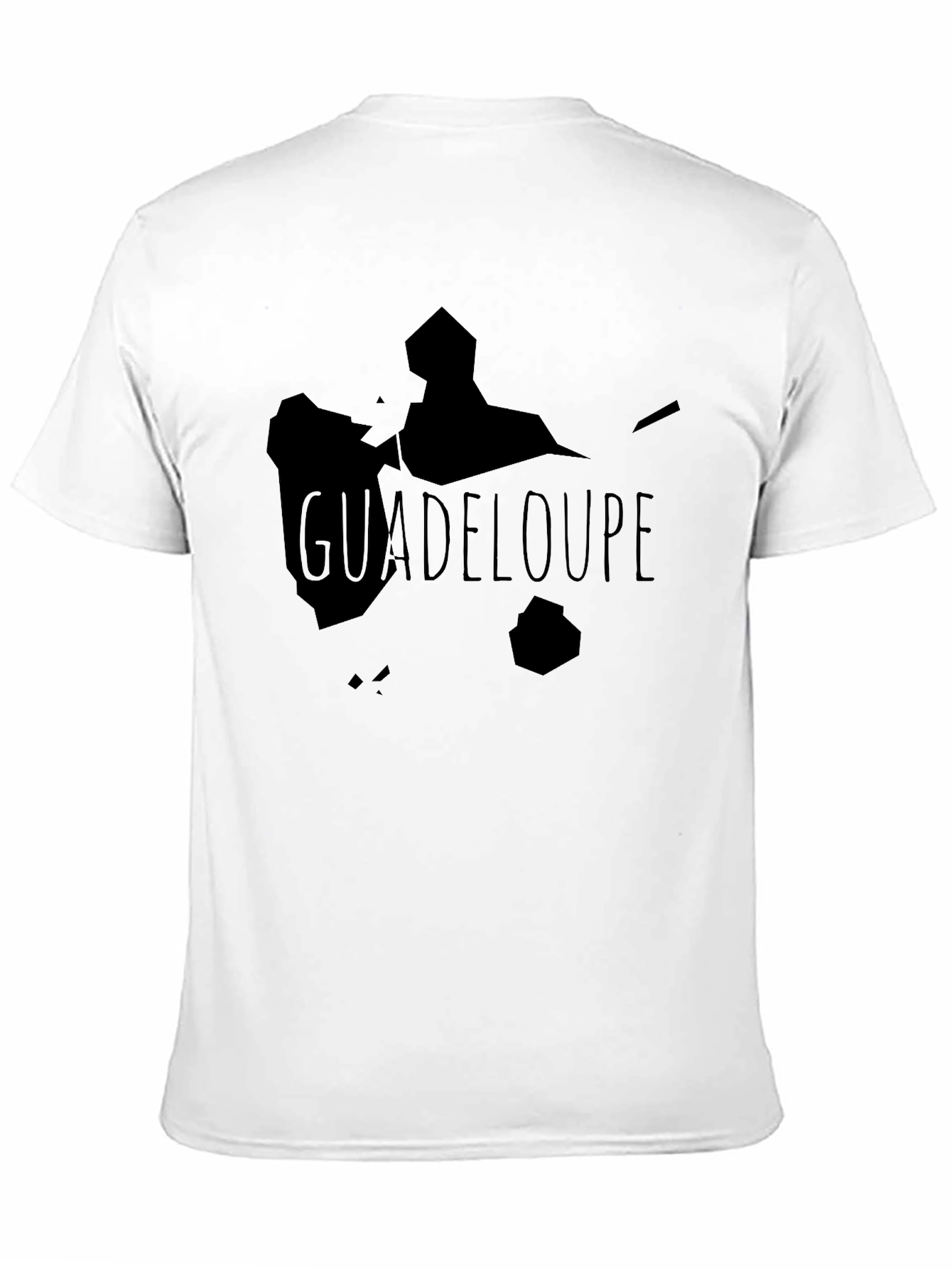 Guadeloupe Island Graphic Tee - Black Unisex T-Shirt