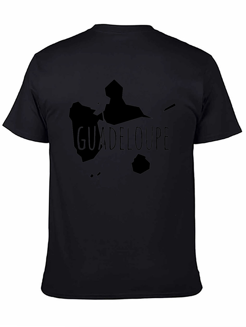 Guadeloupe Island Graphic Tee - Black Unisex T-Shirt