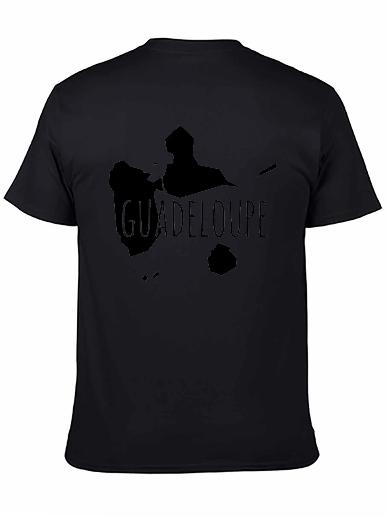 Guadeloupe Island Graphic Tee - Black Unisex T-Shirt