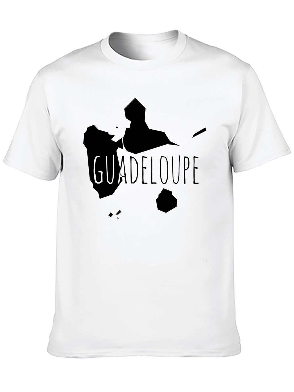 Guadeloupe Island Graphic Tee - Black Unisex T-Shirt