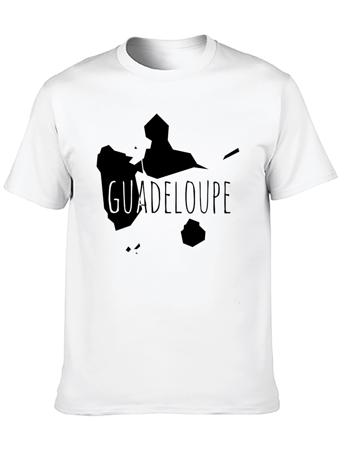 Guadeloupe Island Graphic Tee - Black Unisex T-Shirt