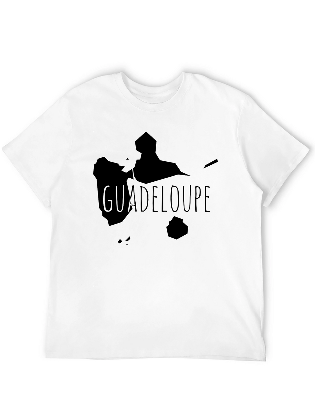 Guadeloupe Island Graphic Tee - Black Unisex T-Shirt