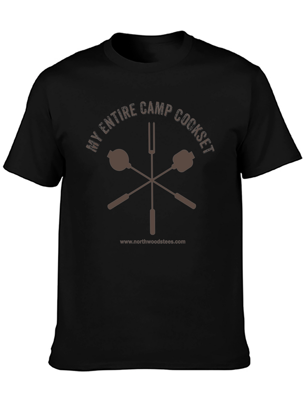 My Entire Camp Cookset Black T-Shirt