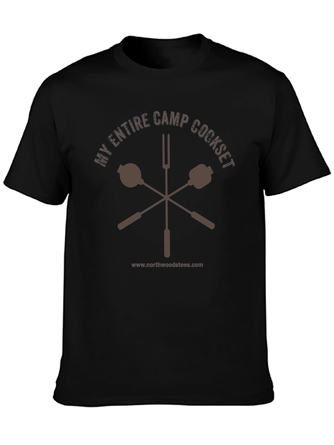 My Entire Camp Cookset Black T-Shirt