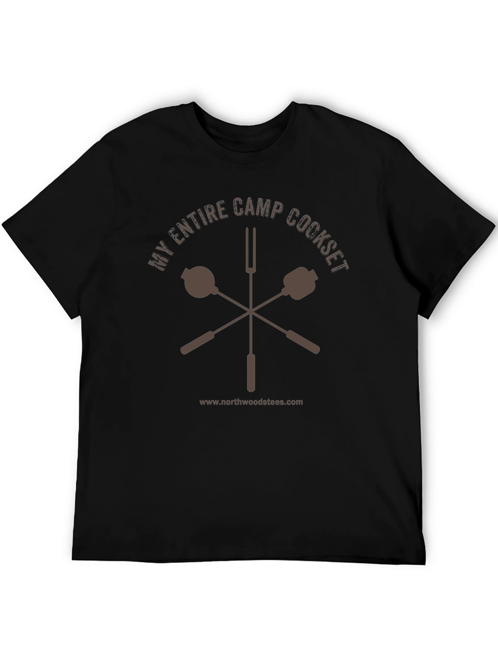 My Entire Camp Cookset Black T-Shirt