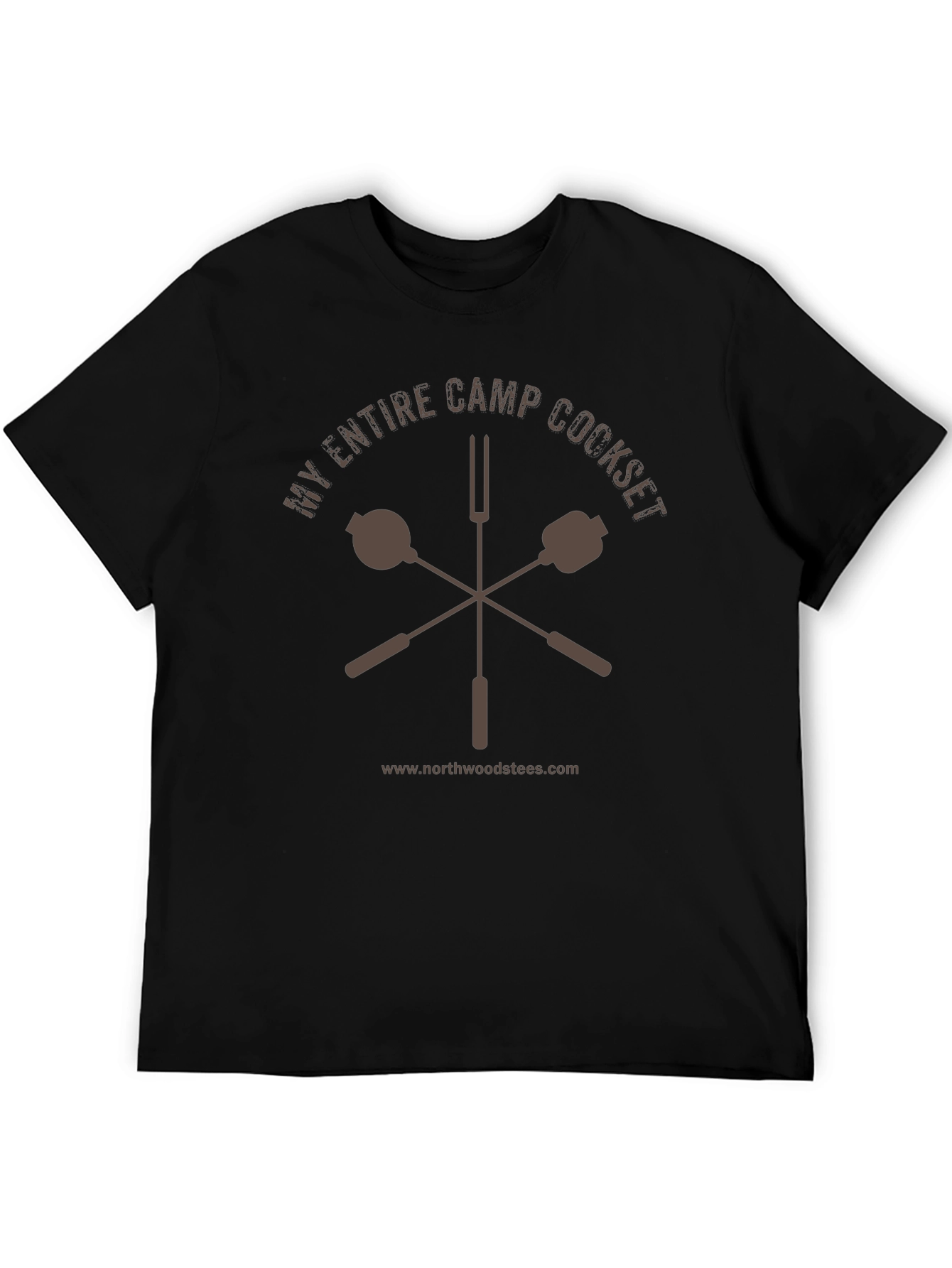 My Entire Camp Cookset Black T-Shirt