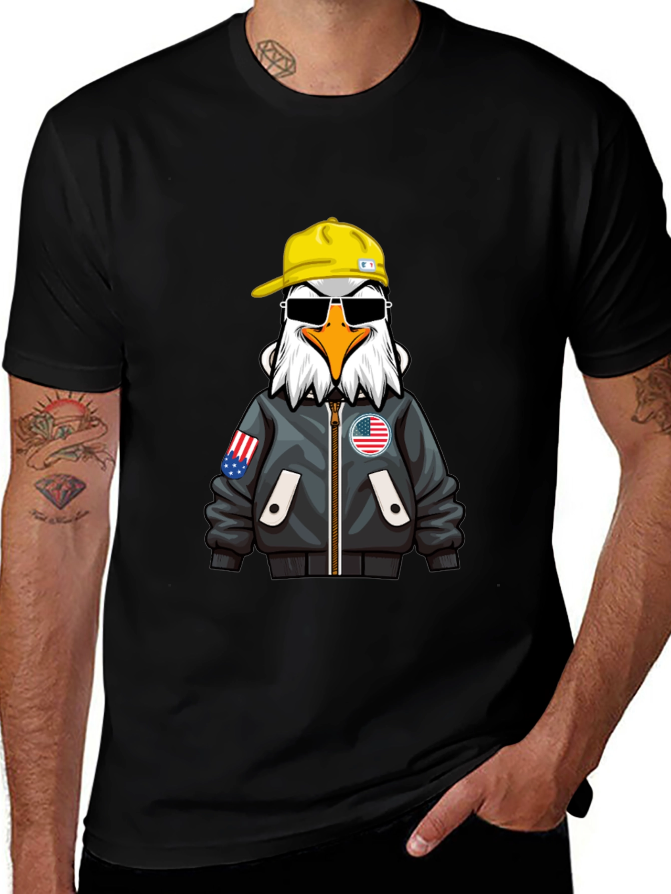 Cool Eagle Graphic T-Shirt